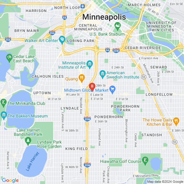 Vip Luxury Limo Llc Minneapolis location map: 2920 Clinton Avenue, Minneapolis, Minnesota